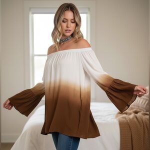 NEW•Zen Bohemian Giselle Gorgeous Bohemian Chic Flowy Top•XL-1X